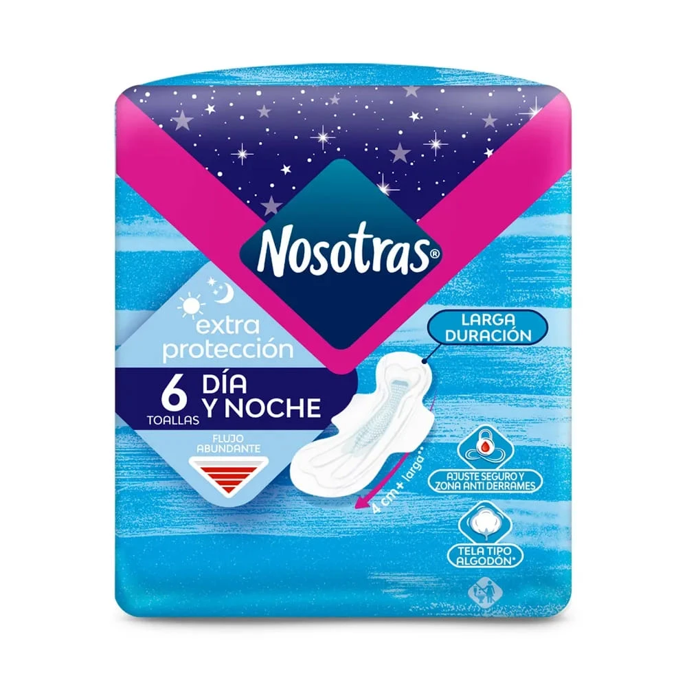 TOALLA NOSOTRAS EXTRAPROT 6UN X 6 UNDS