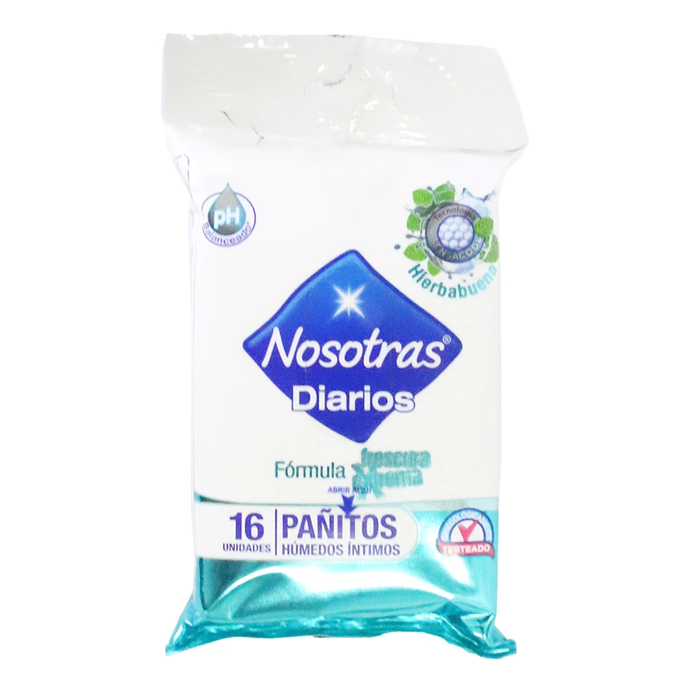PAÑITOS INTIMOS NOSOTRAS FRE/EXT 16