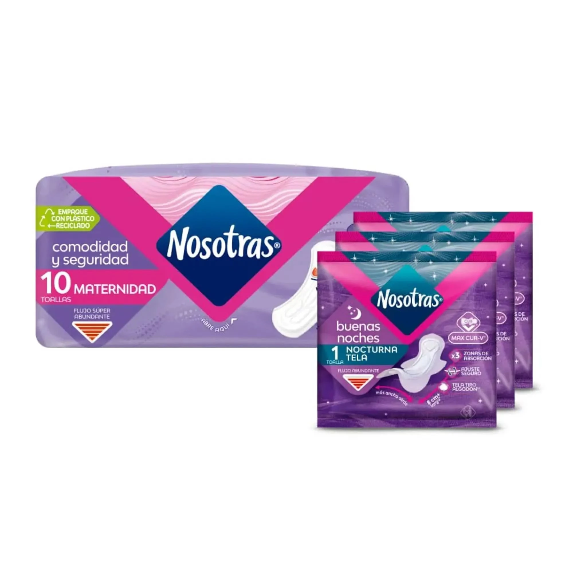 TOALLA NOSOTRAS MATERN 10UN X 10 UNDS