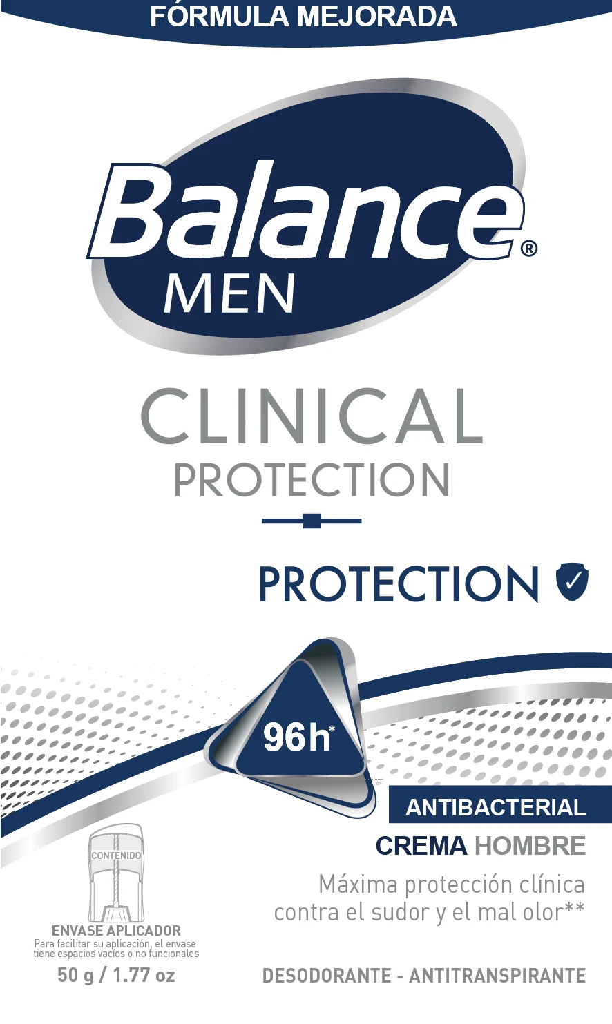 DESODORANTE BALANCE MEN CLINICAL ANTI X 50 GR