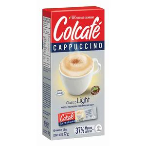 COLCAFE CAPUC LIGHT X 6 UNDS X 72 GR