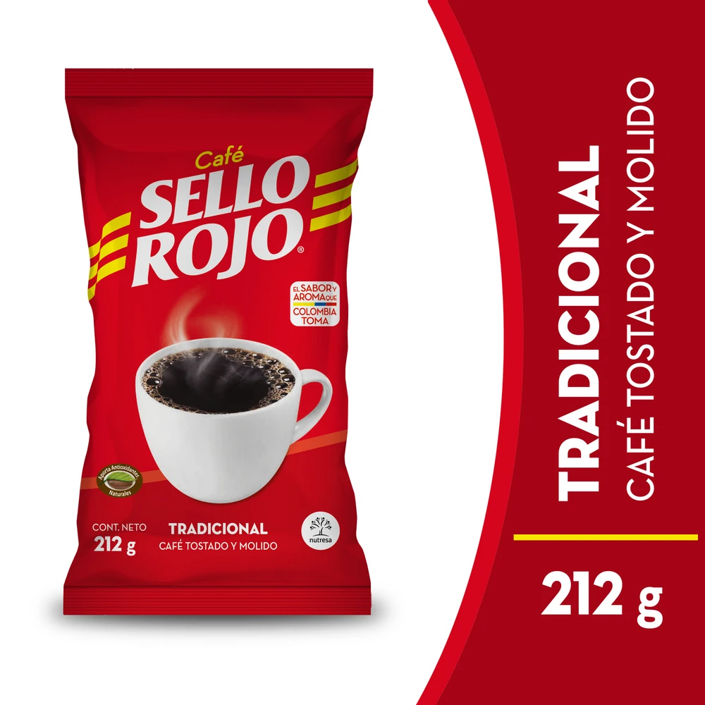 CAFE SELLO ROJO X 212 GR