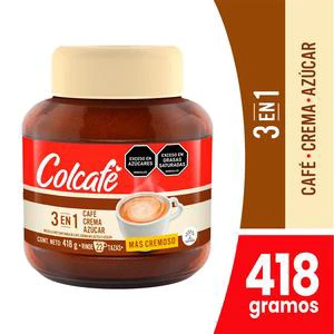 COLCAFE 3 EN 1 - 12 FCO PET BARRIGON X 418 GR