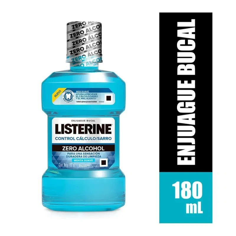 LISTERINE CONTR CALCULO/ SARRO 180