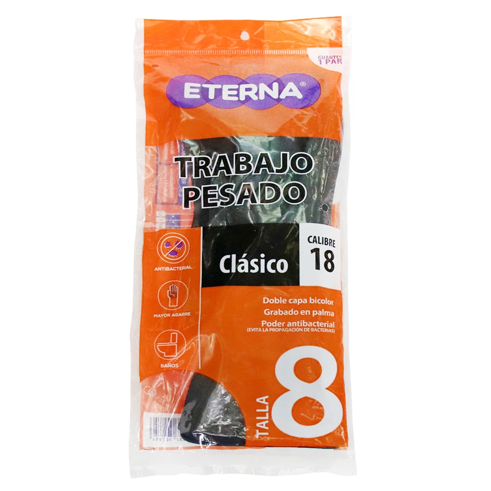 GUANTE ETERNA NEGRO N-8