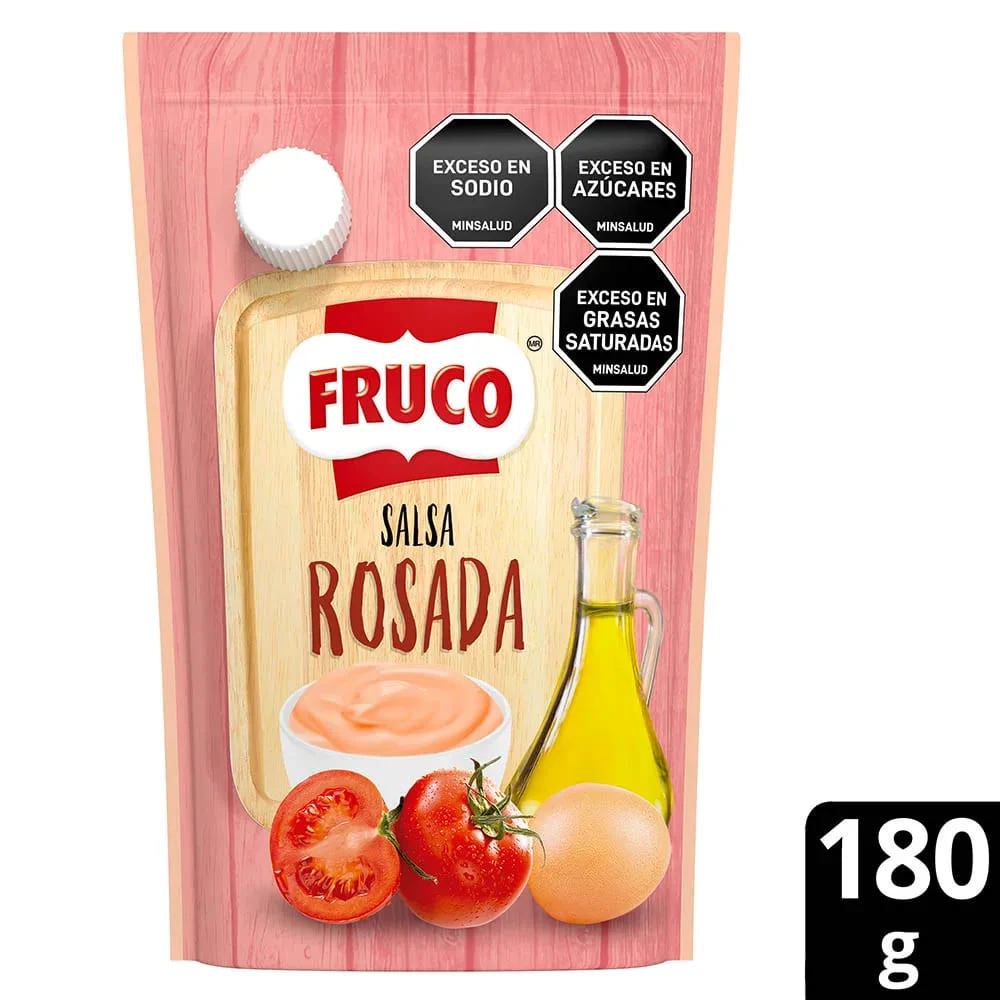 SALSA FRUCO ROSADA X 180 GR