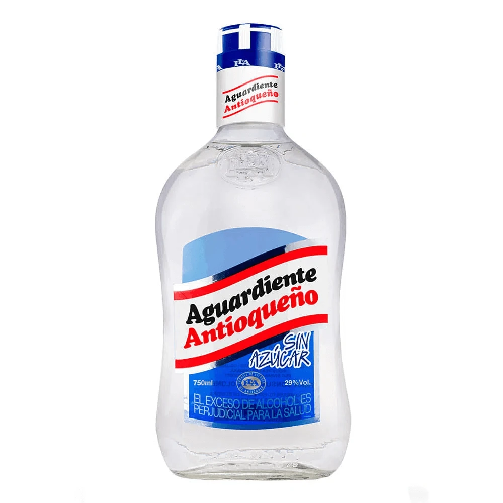 AGUARDIENTE SIN AZUCAR BOTELLA X 750 ML