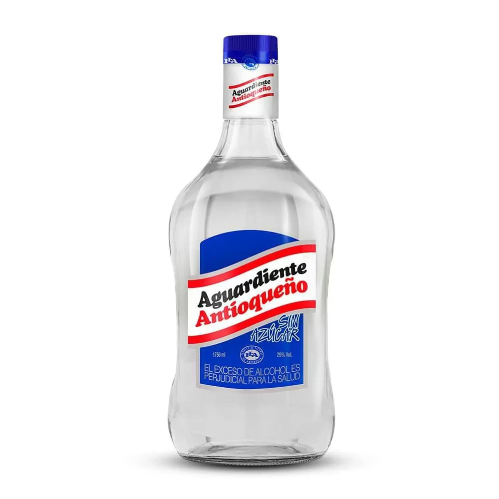 AGUARDIENTE SIN AZUCAR GARRAFA X 2000 ML