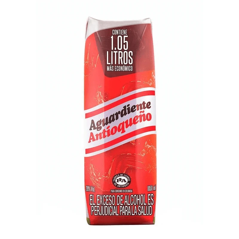 AGUARDIENTE ANTIOQUEÑO TETRA X 1050 ML