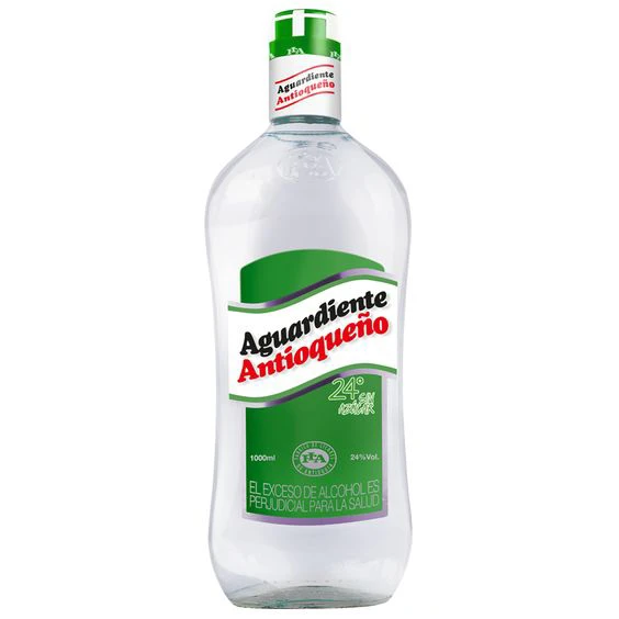 AGUARDIENTE ANTIOQUEÑO VERDE BOTELLA X 750 ML