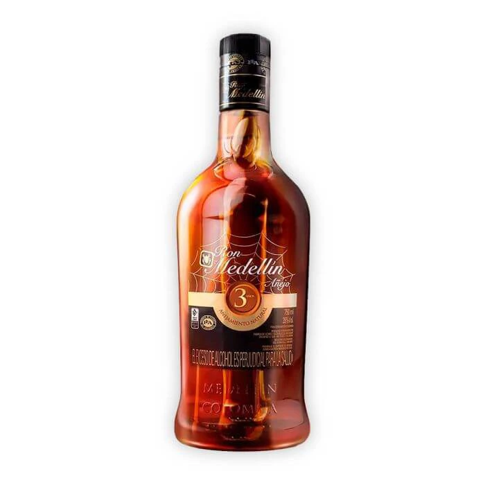 RON MEDELLIN BOTELLA 3 AÑOS X 750 ML