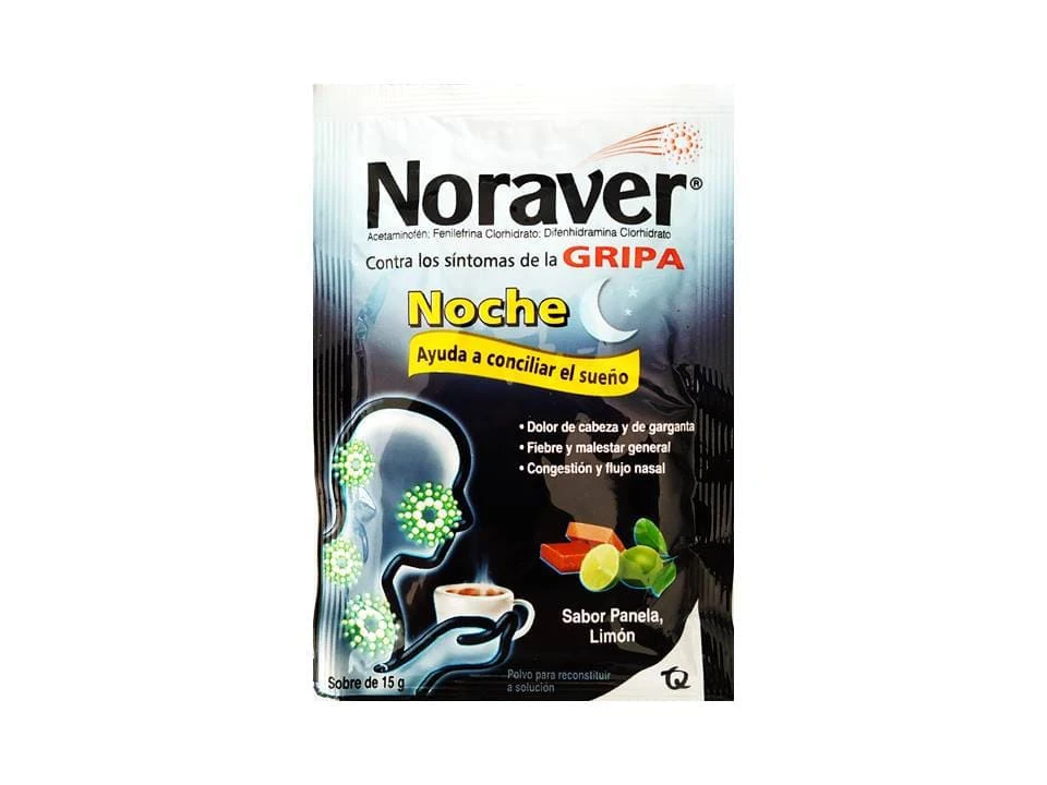 NORAVER GRIPA NOCHE X 15 GR