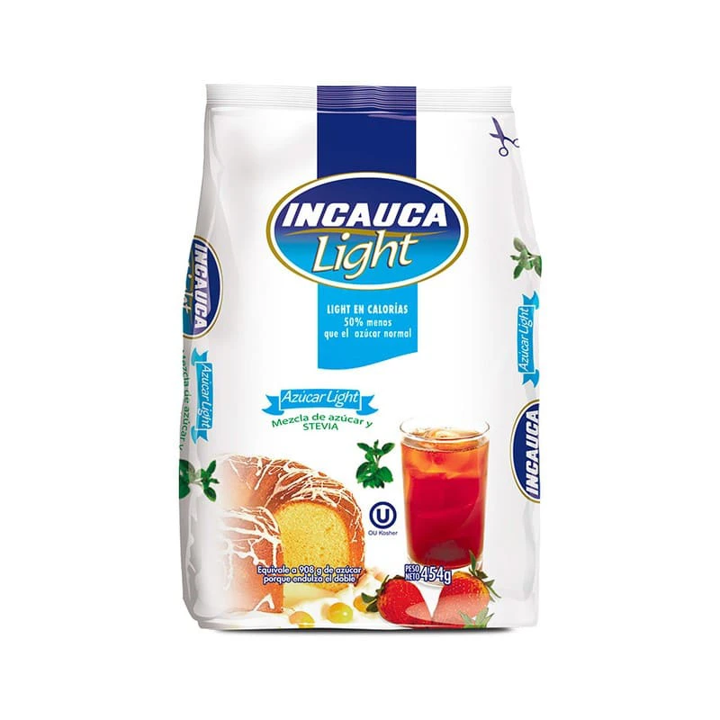 AZUCAR BLANCA INCAUCA LIGHT X 454 GR