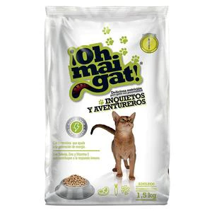 CUIDO OH MAI GAT INQUIETOS Y AVENTUREROS X 1.5 GR (VERDE)