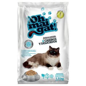 CUIDO OH MAI GAT CASEROS Y DELICADOS X 1.5 GR (AZUL)