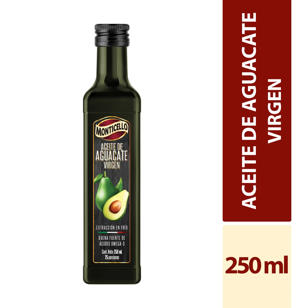 ACEITE MONTICELLO AGUACATE X 250 ML
