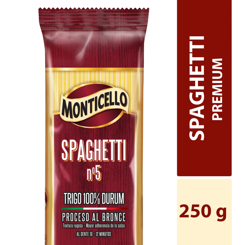 PASTAS MONTICELLO SPAGUETTIS X 250 GR