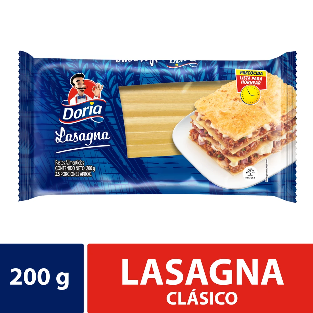 PASTAS DORIA LASAGNA X 200 GR