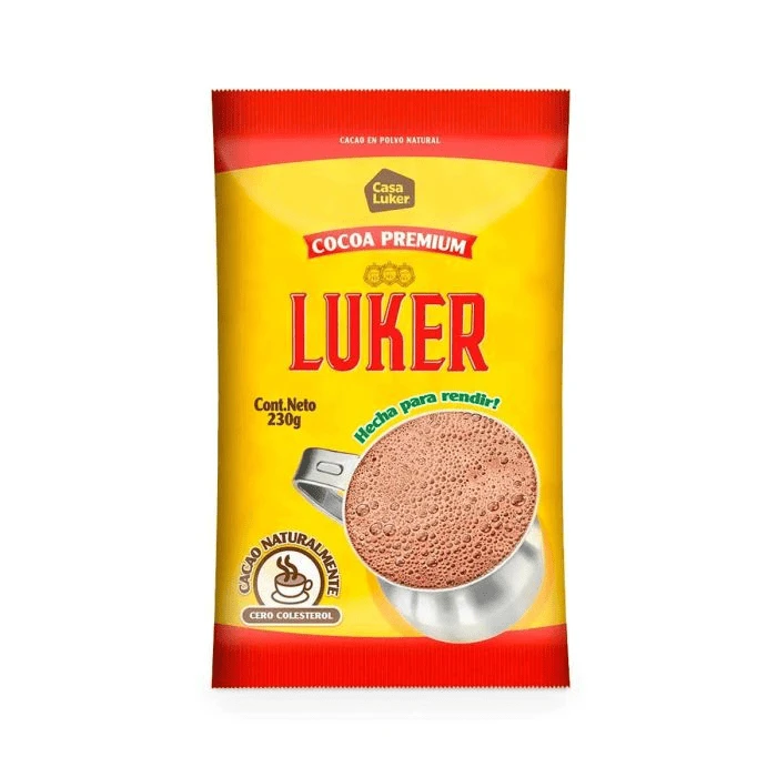 CHOC LUKER COCOA X 230 GR