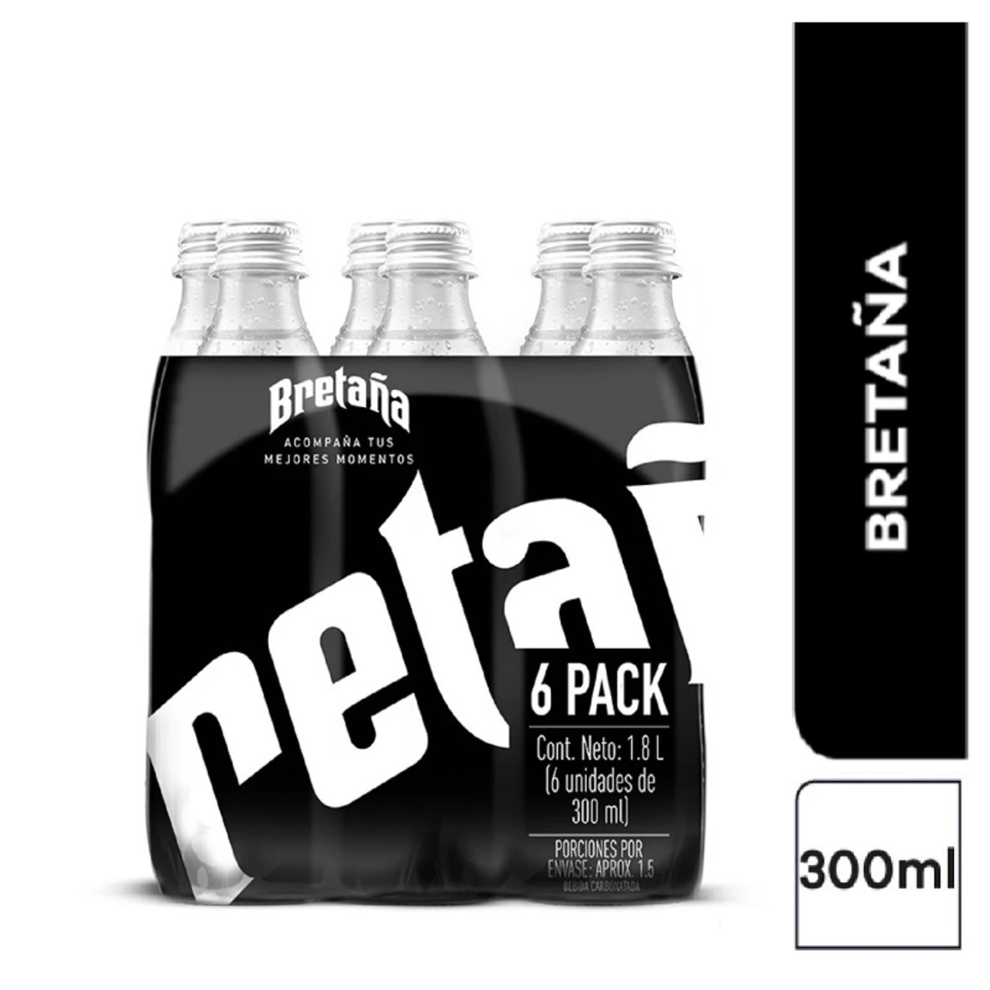 BRETAÑA POSTOBON X 300 ML X 6 UNDS (SIXPACK)