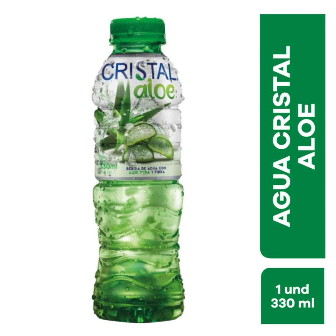 AGUA CRISTAL ALOE  X 330 ML