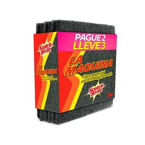 ESPONJA SCOTCH BRITE MAQUINA 3UN X 3 UNDS
