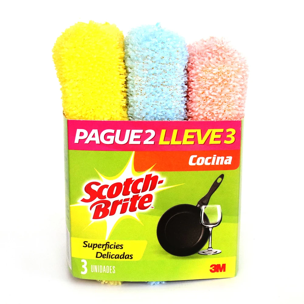 ESPONJA SCOT BRITE CURLY PG2 LLV3UN X 2 LT