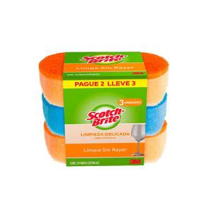 ESPONJA SCOTCH BRITE CERO RAYAS 1
