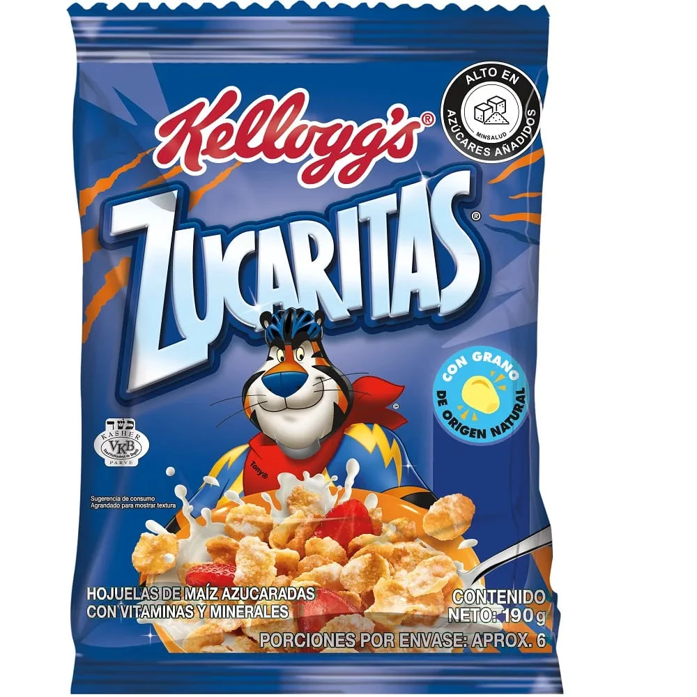 CEREAL KELLOS ZUCARITAS X 190 GR