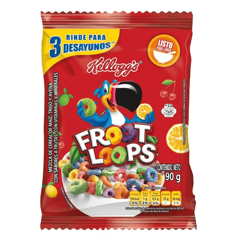 CEREAL KELLOS FROOT LOP X 90 GR