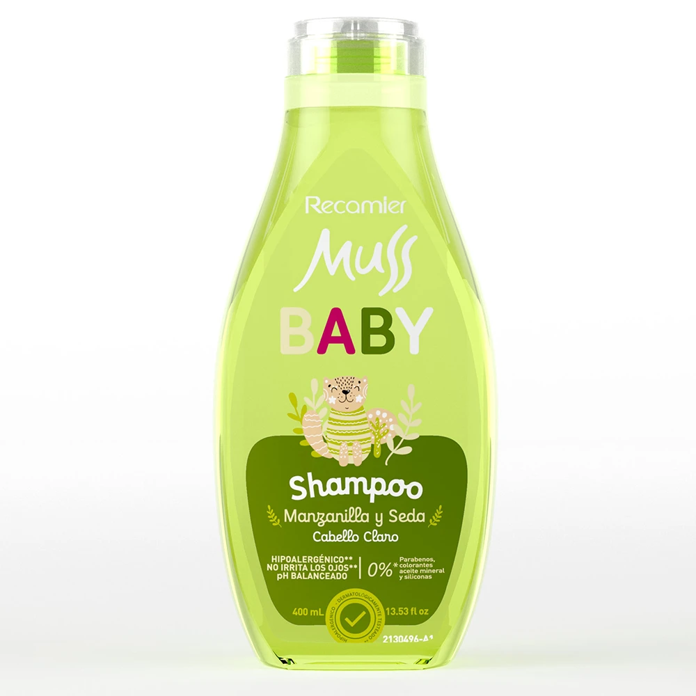 SHAMPOO MUSS BABY MANZANILLA X 400 ML
