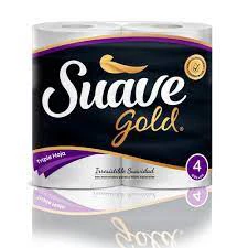PAPEL HIGIENICO SUAVE GOLD X 4 UNDS