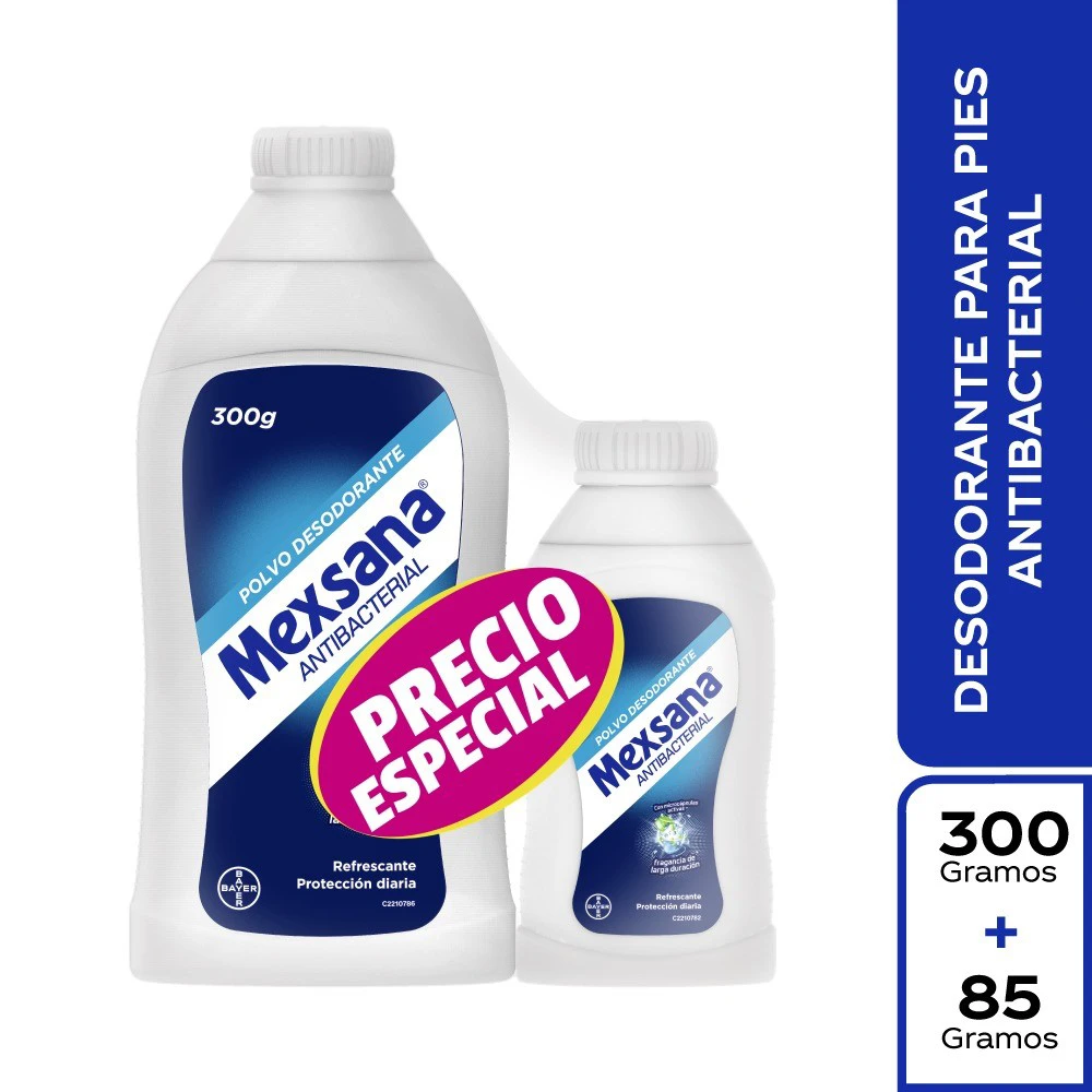 TALCO MEXSANA X 300 GR + 1 X 85 GR