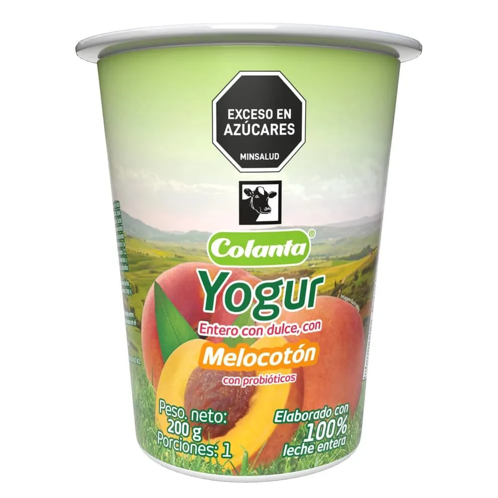 YOGUR COLANTA FRUTAS MELO X 190 GR