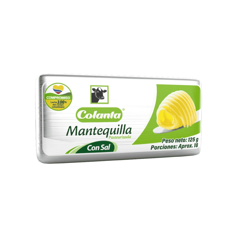 MANTEQUILLA COLANTA CON SAL X 125 GR