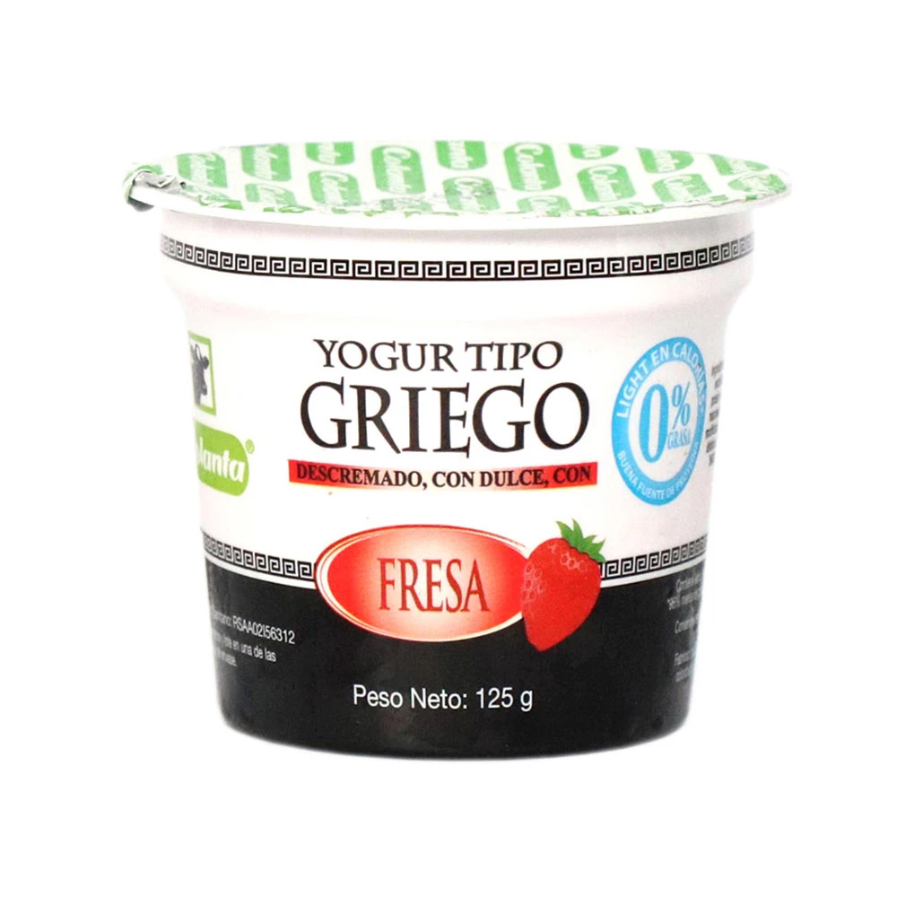 YOGUR COLANTA GRIEGO FRESA X 125 GR