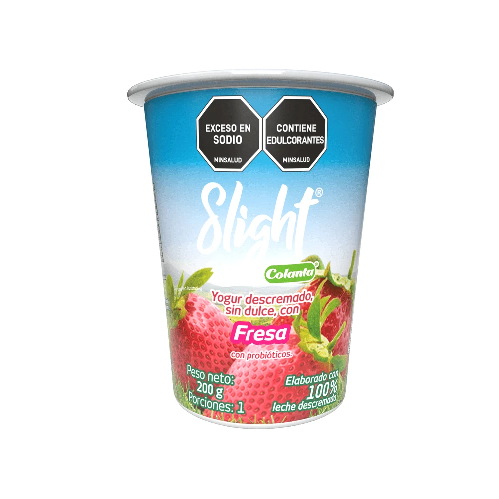 YOGUR COLANTA SLIGHT FRESA X 200 GR