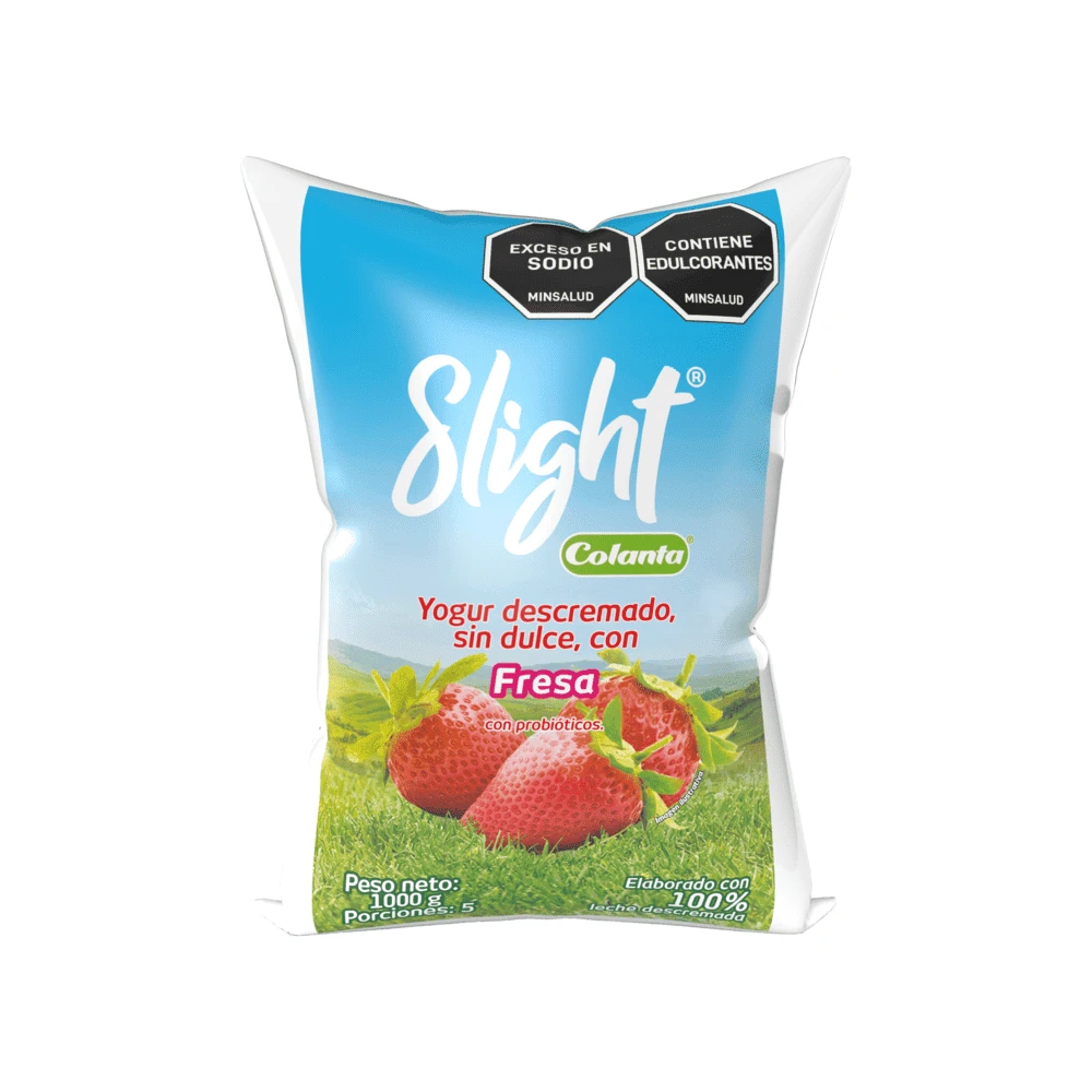 YOGUR COLANTA SLIGHT FRE BOL X 1000 GR