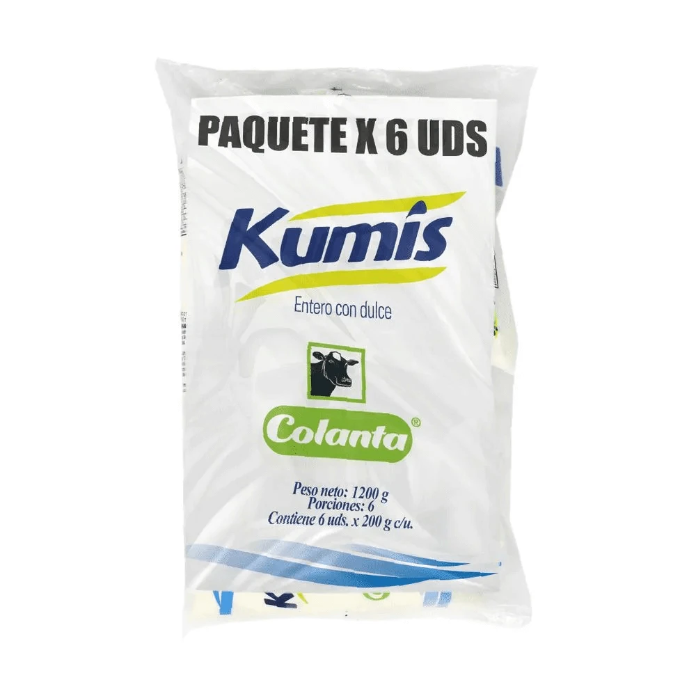 KUMIS COLANTA BOLSA X 6 UNDS (SIXPACK)