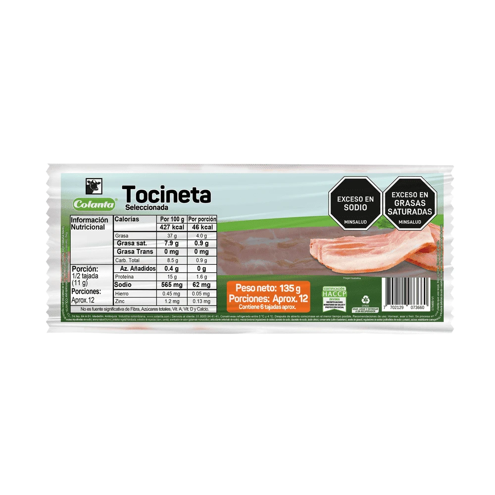 TOCINETA COLANTA X 135 GR