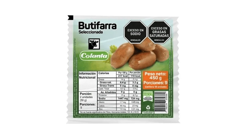 BUTIFARRA COLANTA X 450 GR