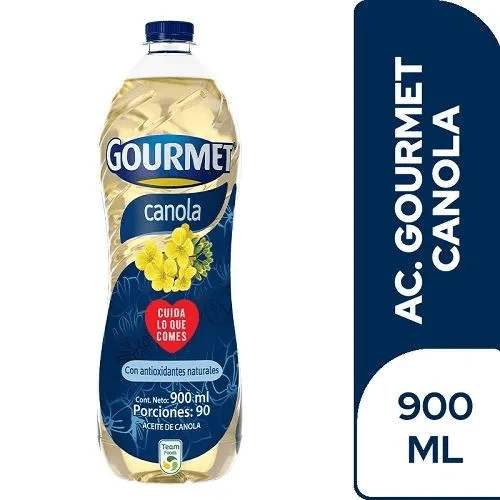 ACEITE GOURMET CANOLA X 900 ML