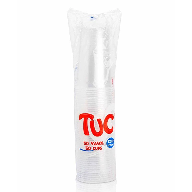VASOS 12 ONZ TUC TRASNP X 50 UNDS