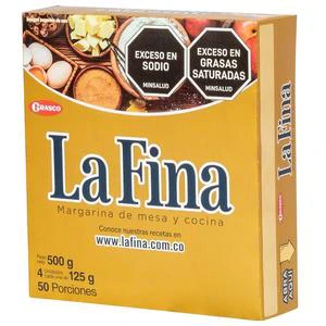 MARGARINA LA FINA X 125 GR X 4 UNDS