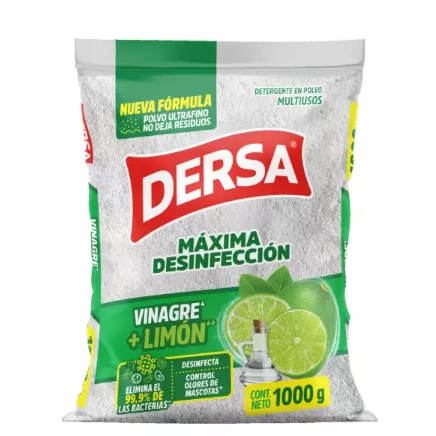 DETERGENTE DERSA POLVO LIMON X 1000 GR