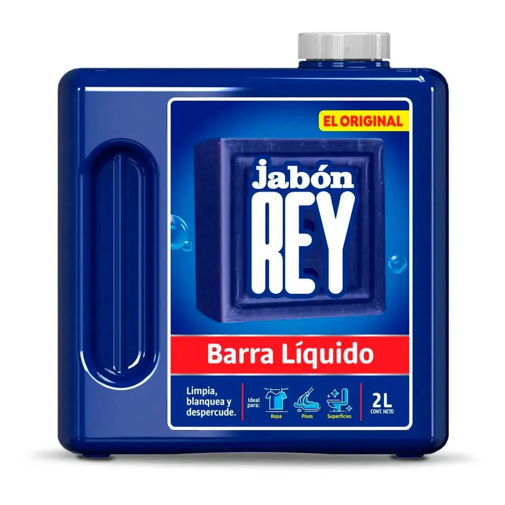 JABON REY BARRA LIQUIDO BOTELLA X 2000 ML