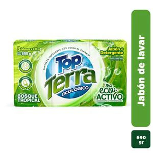 JABON TOP TERRA BARRA ECOLOGICO 230 3 UND X 3 UNDS