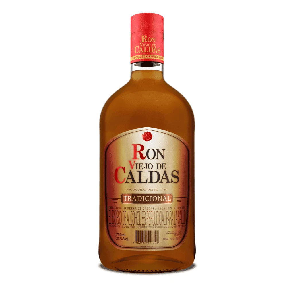 RON VIEJO DE CALDAS BOTELLA X 750 ML