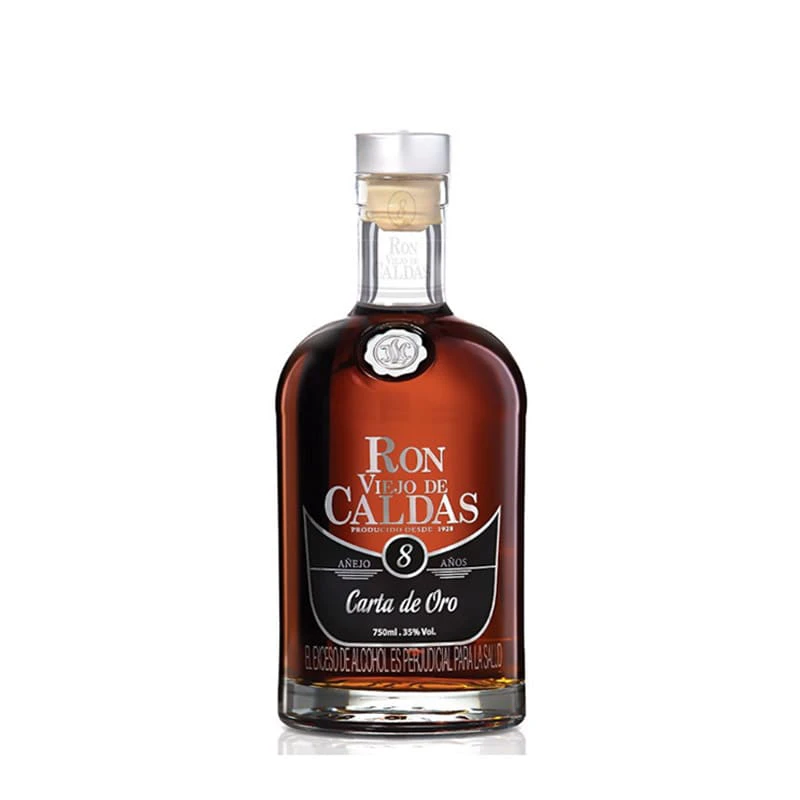 RON VIEJO DE CALDAS 8 AÑO X 375 ML