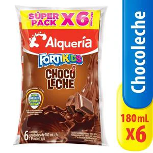 CHOCOLECHE ALQUERIA X 180 ML X 6 UNDS (SIXPACK)